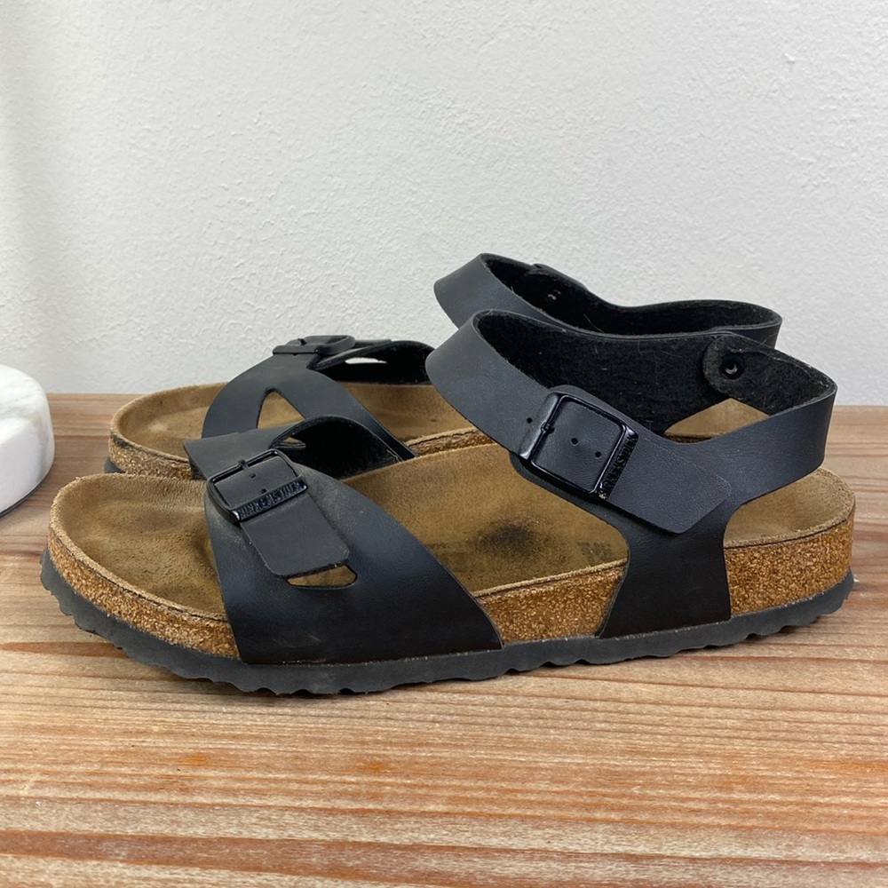 Birkenstock Rio Sandals Black Size 41 Women’s 10 Excellent condition Boho